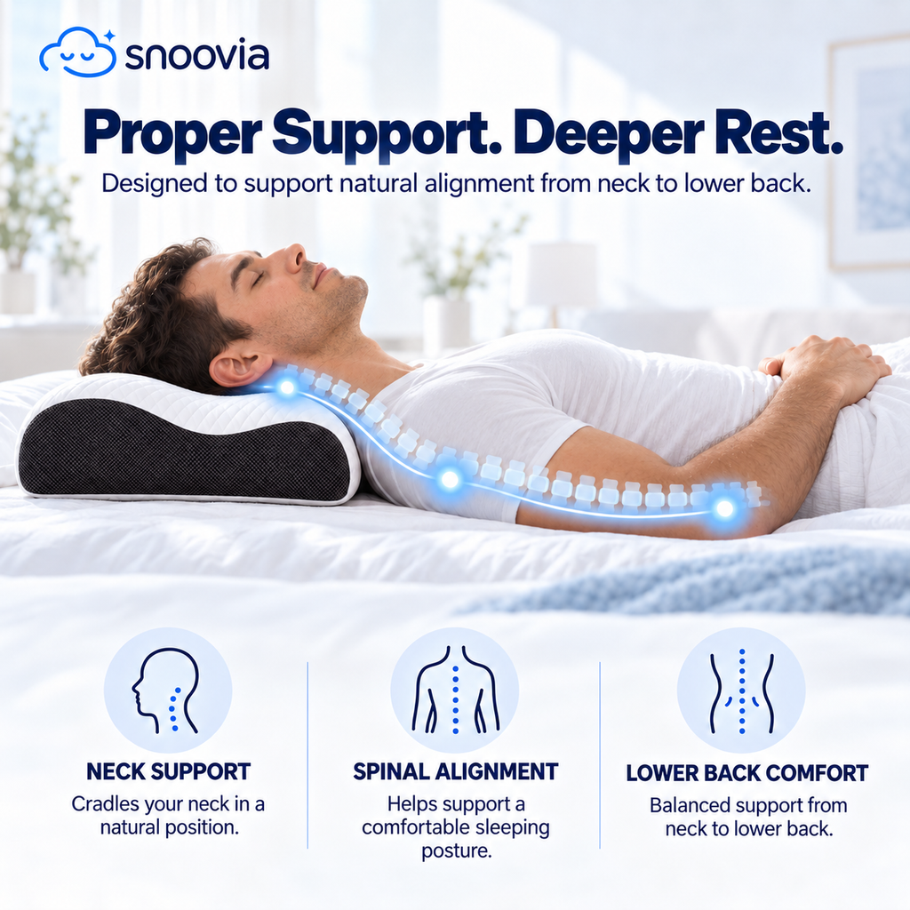 Snoovia Contoured Relief Pillow